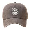 Dog Mom Pattern Baseball Hat Printed Sunshade Cap Casual Duckbill Cap  Dog Lover's Gift