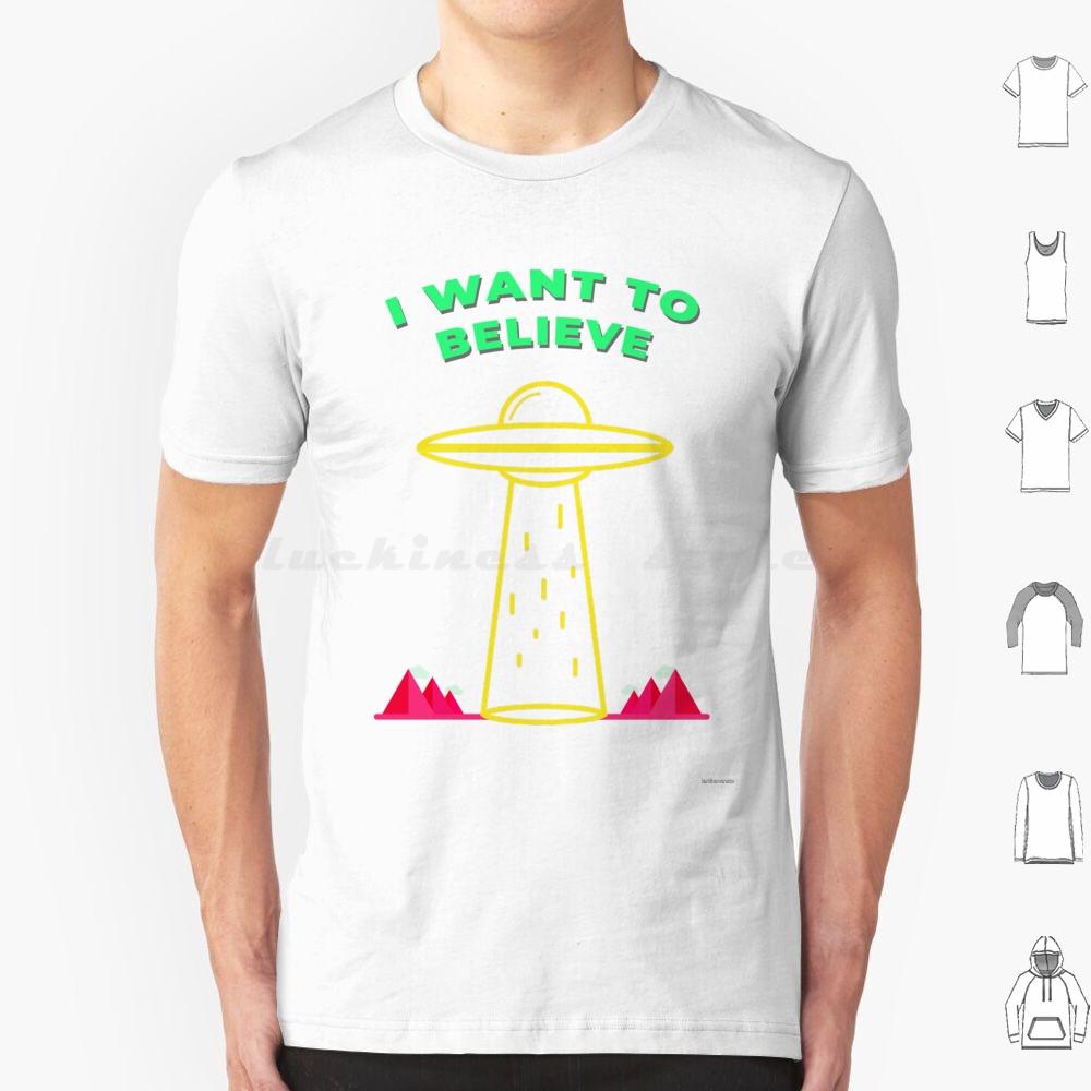 I Want To Believe T Shirt Big Size 100 Cotton X Files Ufo Space The X Files I Want To Believe Mulder Scully Dana Scully Fox