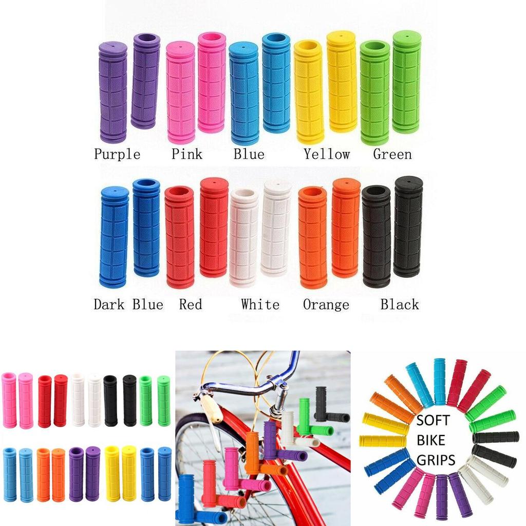 Premium Soft Bike Handle Grips With Custom Raised Surface For Control