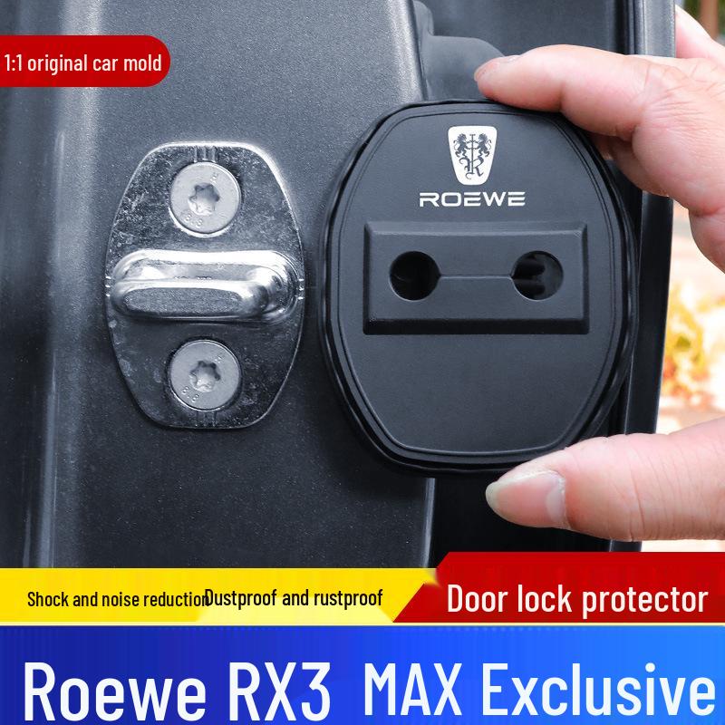 Roewe RX3 MAX Car Door Lock Decorative Silicone Cover - Dustproof, Rustproof & Shock Absorbing.