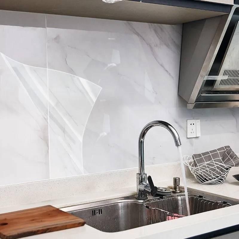 Anti Kitchen Oil Static Transparent High Temperature Resistant Stove Sticker