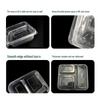 ZL Disposable 3-Compartment Microwaveable Food Container
