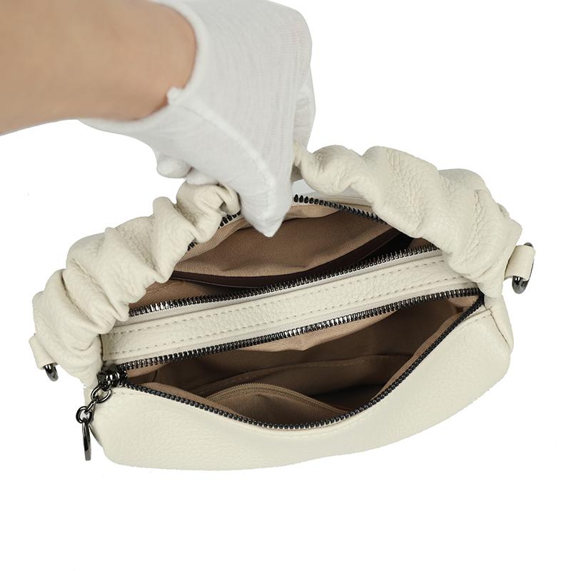 Sac à main plissé pour femme Sac bandoulière pour les trajets