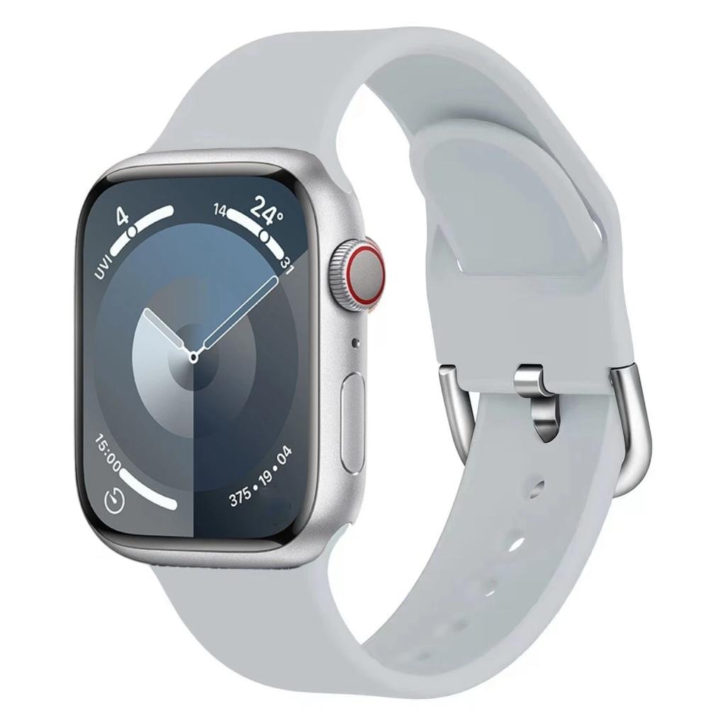 Silicone Strap For Apple Watch Band 11 10 9 8 7 46mm 42mm 45mm 41mm Ultra 3 49mm Sports Bracelet iWatch 6 5 4 SE 44mm 40mm Belt