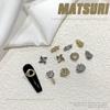 Celebrity Alloy Light Luxury Sparkling Zircon Nail Art Jewelry – DIY Micro-Inlaid Versatile Nail Accessories