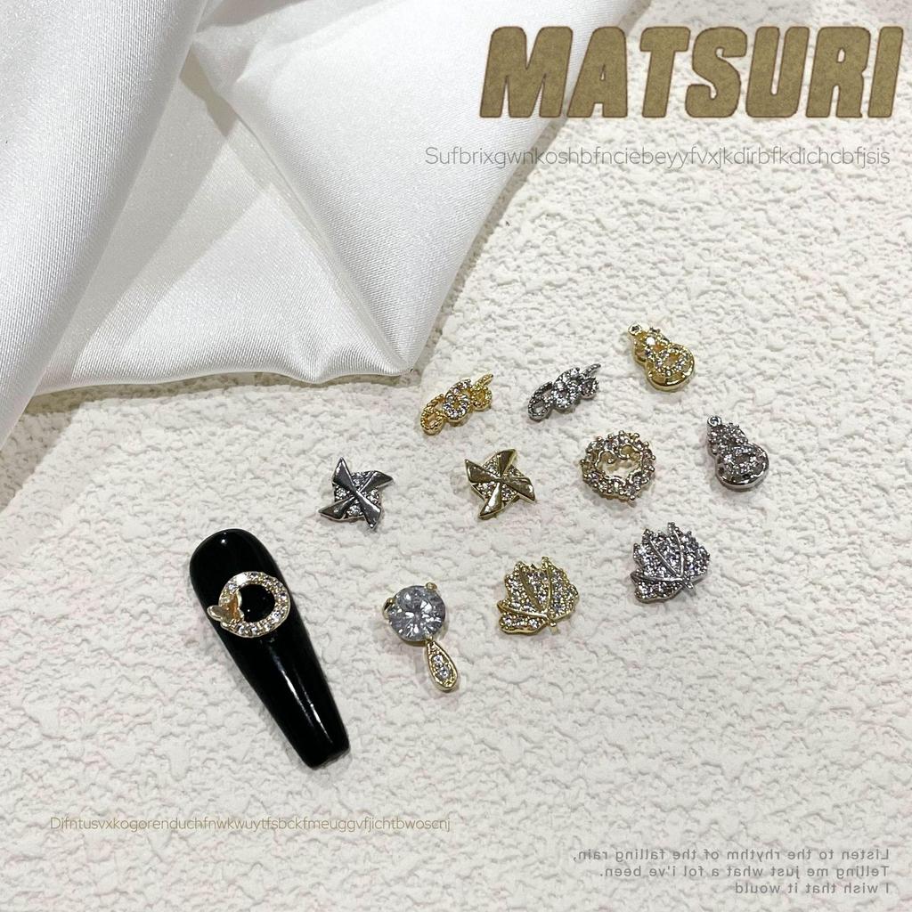 Celebrity Alloy Light Luxury Sparkling Zircon Nail Art Jewelry – DIY Micro-Inlaid Versatile Nail Accessories