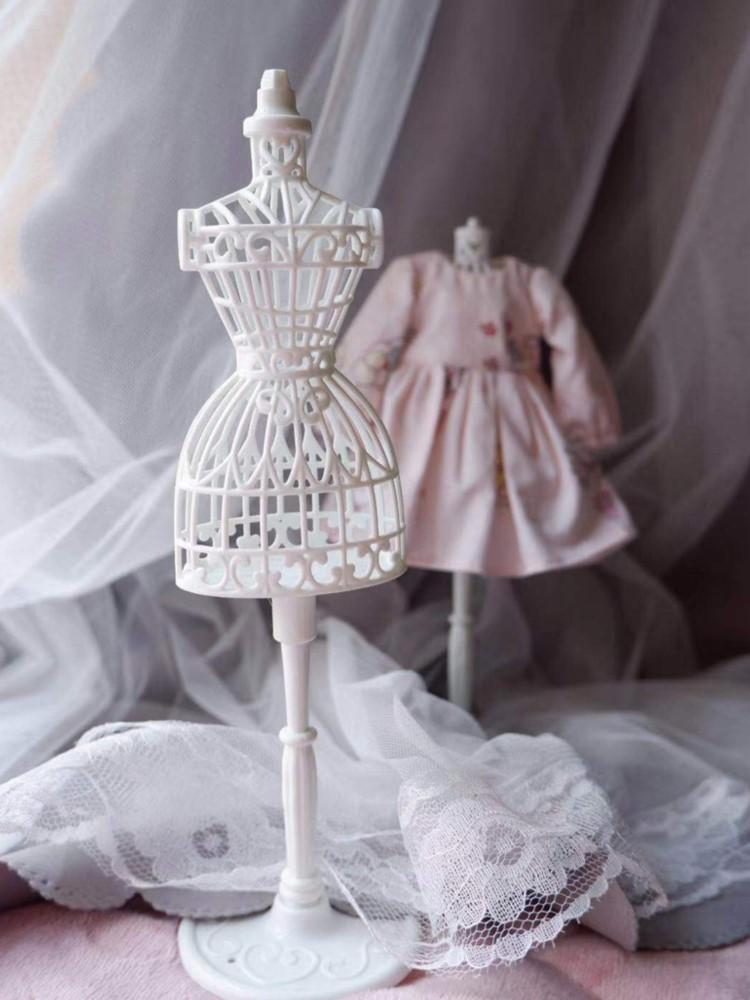 1/6 Hollow Mannequin Doll Clothes Three-dimensional Hanger Clothing Design Display Stand Desktop Decoration Doll Accessories