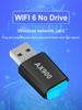 AX900 WiFi6 Smart Network Card Dual-Band Driver-Free Wireless Network Card 2.4G&5GHz USB WiFi Dongle for Laptop Windows 7 10 11