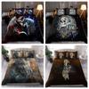 Tmarc Tee Native Skull Galaxy Bedding Set Bedspreads Home Bedding Set Quilt Cover Set