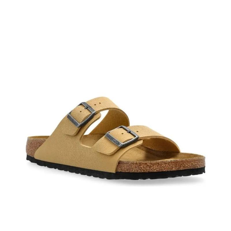 Birkenstock Arizona Unisex Stylish Rubber Sole Non-slip Wear-resistant Slide Sandals Brown 1029170 41