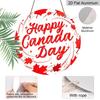 2D Flat Aluminum Canada Day Themed Wall Hangings Are Available in Various Sizes. The Red Maple Leaf Pattern Makes Them A Perfect Choice for Home