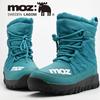 Mozu Winter Snow Padded with Fleece Size M Men's Mid-Length Boots, Waterproof, Non-Slip, Water-Repellent, Lining, 5686, Blue, (5686,BLU,M)