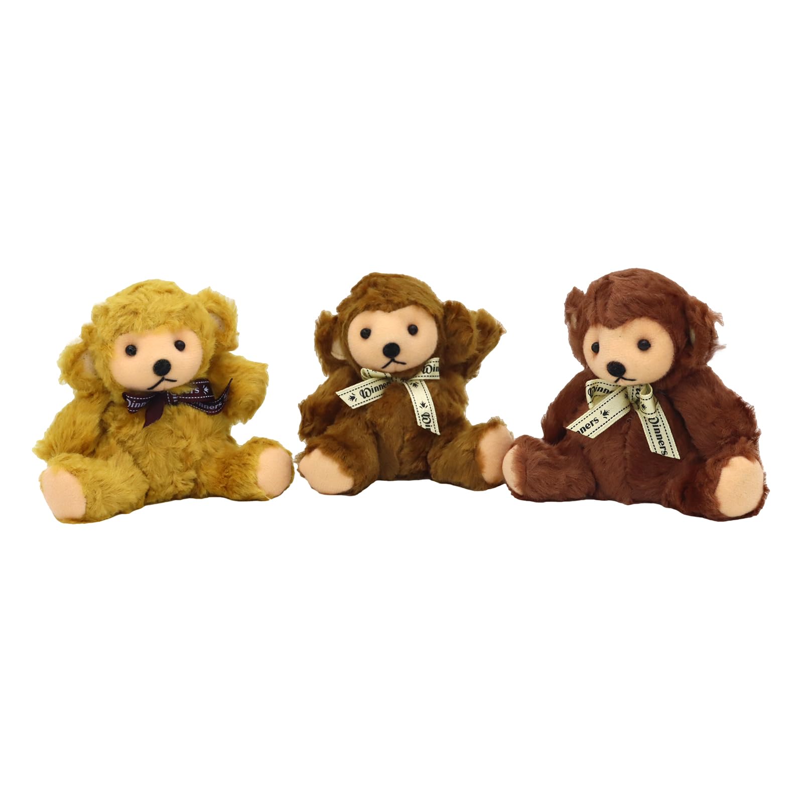 Shinada Plush Winners Monkey Set of 3 (S)