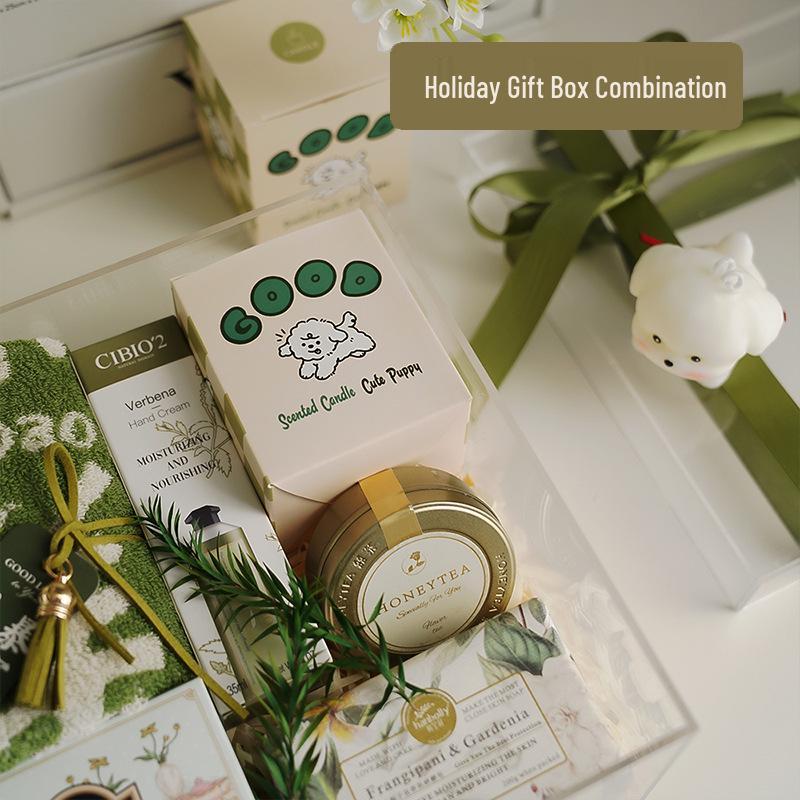 Handmade Puppy-Shaped Scented Candle: Cute Souvenir & Holiday Gift