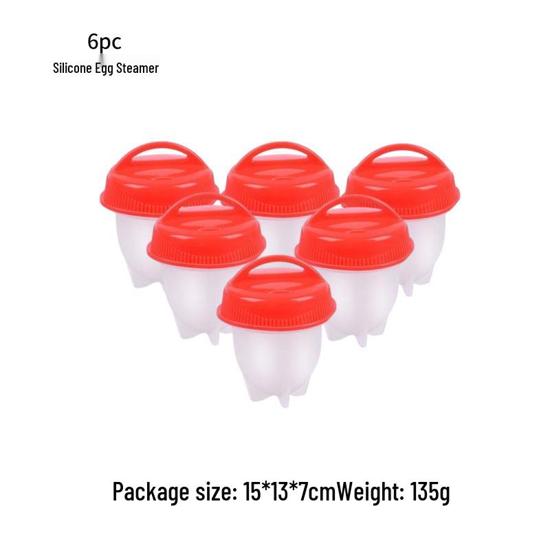 Non-Stick Food Grade Silicone Egg Boiler - High-Temperature Resistant Egg Cooker