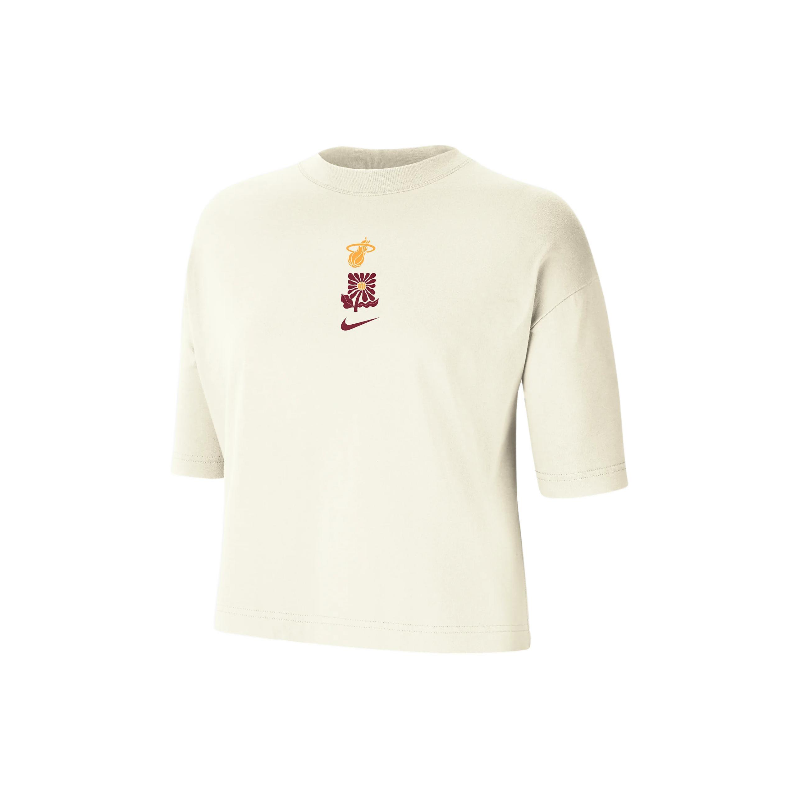 

Новая женская футболка Nike NBA Miami Heat Courtside FV9374-901 S