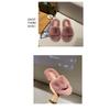 Women's Fur Slippers Winter Outdoor Wear Thick-soled Indoor Lazy Flat-soled Plush Home Cotton Slippers