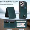 Magnetic Leather Phone Case with Card Holder for iPhone 12 - 17 Series Multi - Functional Stand Shockproof Protective Cover