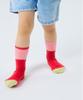 Aiheiteumeondei Color Block Kids Socks Peach