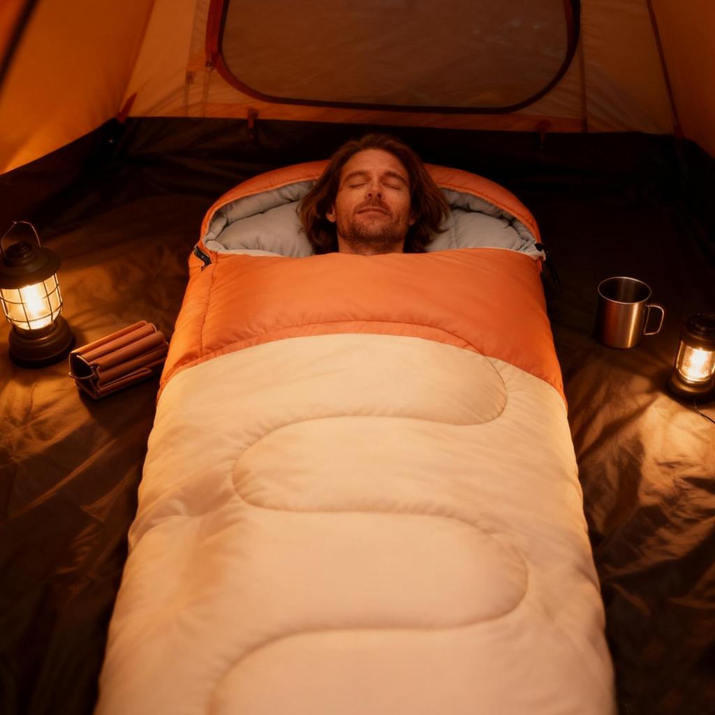 Camping Sleeping Bags For Adults Warm Lightweight Waterproof Camping Gear Adults Cold Weather Sleeping Bag For Holiday Travel