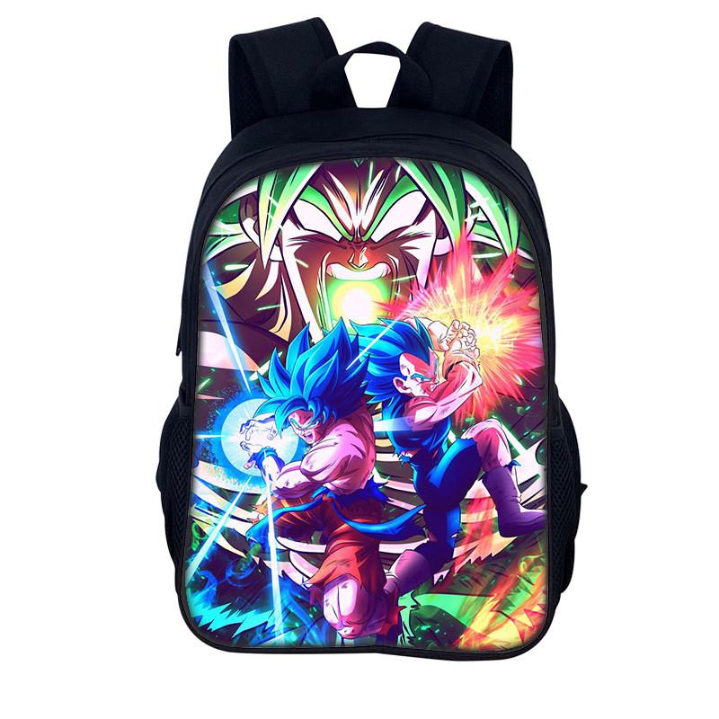 Dragon Ball Ryggsäck För Män Kvinnor Nylon Vardaglig Skolresväska