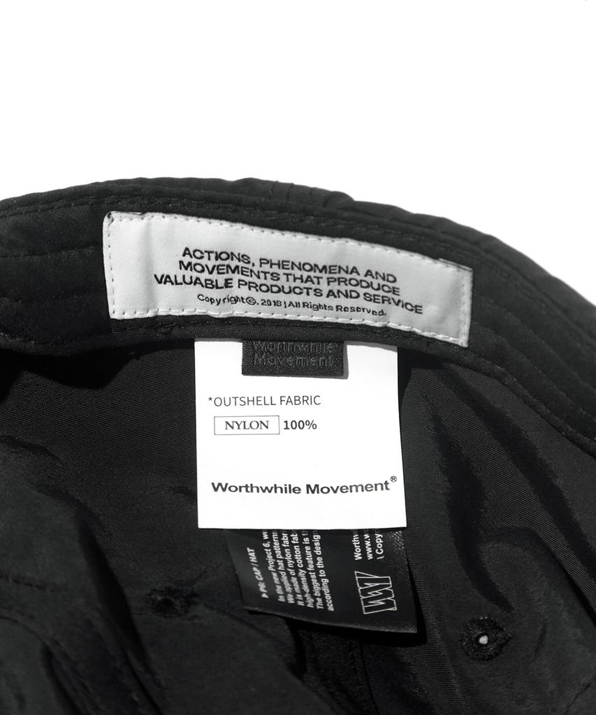 WORTHWHILE MOVEMENT Varsity Cap (Black)