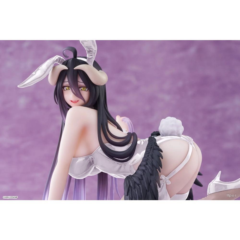 12CM Anime Overlord Albedo Figurka Roztomilá Stolní Keramika Styl Králíčka Ver Klečící Model Hračka Panenka Akční Figurka