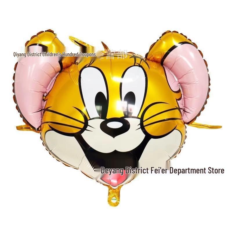 Tom & Jerry Clown Monster Aluminum Foil Balloon for Kids' Birthday Party Decoration