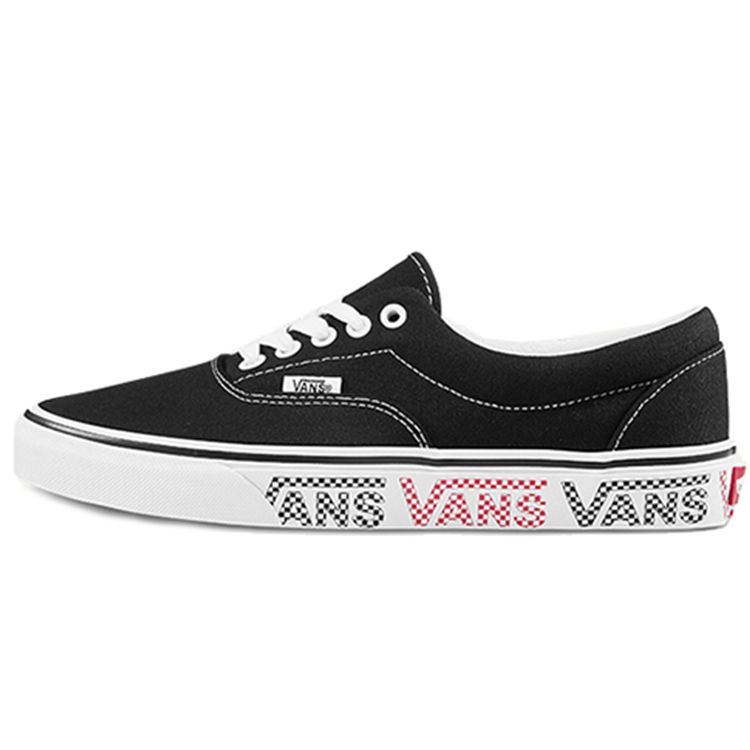 Vans Era Side Logo Low Top Skate Shoes Unisex Sneaker Black VN0A38FRWQ0