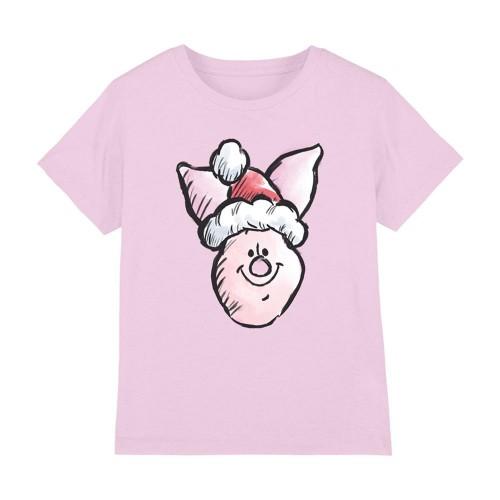 Disney Childrens/Kids Piglet Santa Hat Christmas T-Shirt