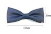 [HANG OVER] Available in 10 colors. Reliable domestic manufacturing. Semi-butterfly style, plain bow tie (black).