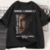 Men's T-Shirt Manuel Carrasco Leisure 100% Cotton Tee Shirt Short Sleeve Salvaje Tour T Shirt C