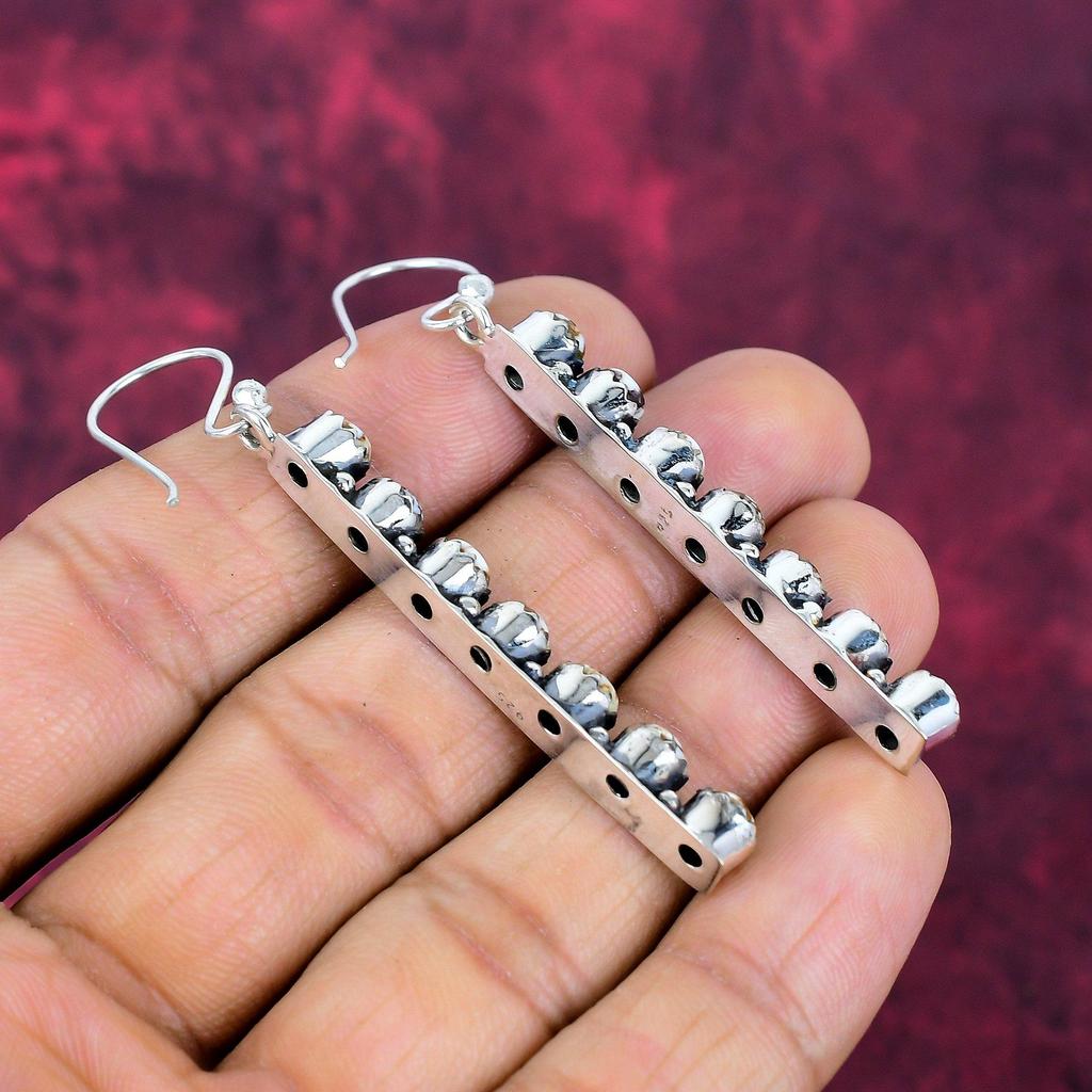 Wild Horse jasper 925 Solid Sterling Silver Earrings, Handmade Gemstone Earrings Jewelry, Gifts For Wife Brand New Earrings