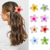 Hair Clips - Sh - 8 Pieces - Artificial Flowers - Non-slip - Colorful