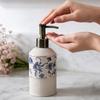 Dispenser di Liquidi in Ceramica Artigianale con Stili Europei Antichi Flacone per Sapone e Lozione per Decorazione del Piano del Bagno