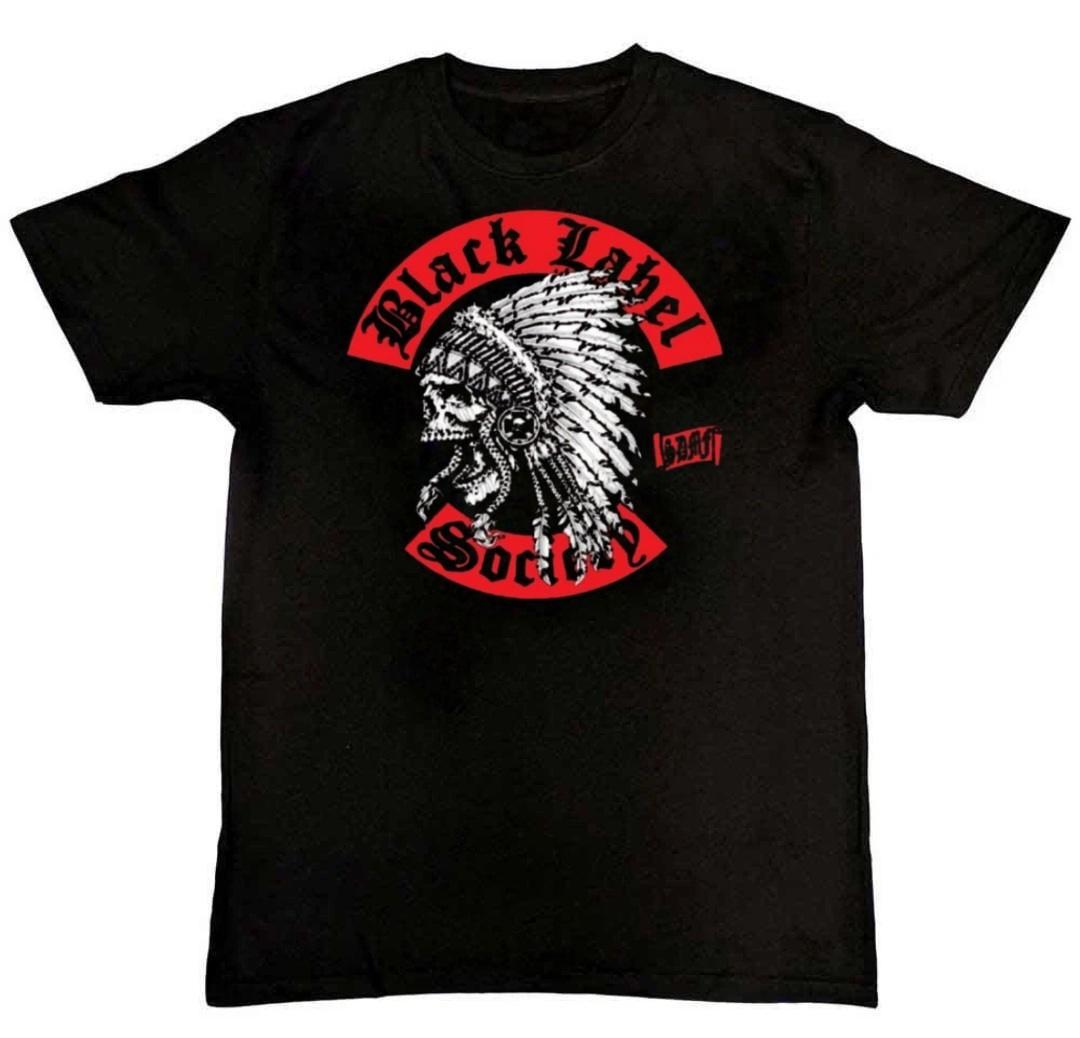 Rare BLACK LABEL SOCIETY Graphic Print Mens T-Shirt L