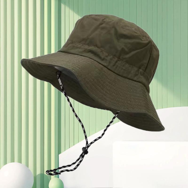 Big Head Circumference Quick-drying Waterproof Foldable Bucket Hat Summer Mountaineering Sun Protection Hat Outdoor Storage Hat