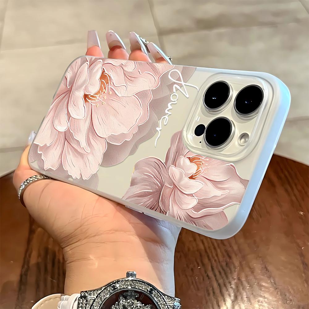 

Pink Blossom Design Phone Case For IPhone 17 16 13 15 11 12 14 17 Pro Max Air 7 8 Shockproof Transparent Cover Silicone Fundas iphone 11 Pro