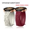 18mm 20mm 22mm Rose Engrave Band for Samsung Galaxy Watch 654 40mm 44mm Gear S3 Silicone Cute Strap Classic 43mm 45mm Active 2