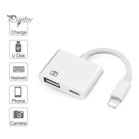 

USB-камера, передача данных, зарядка, кабель OTG, адаптер-конвертер для iPhone iPad