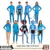 Women's Solid Color Zentai Bodysuit with Hands and Feet for Dancewear and Stage Performance