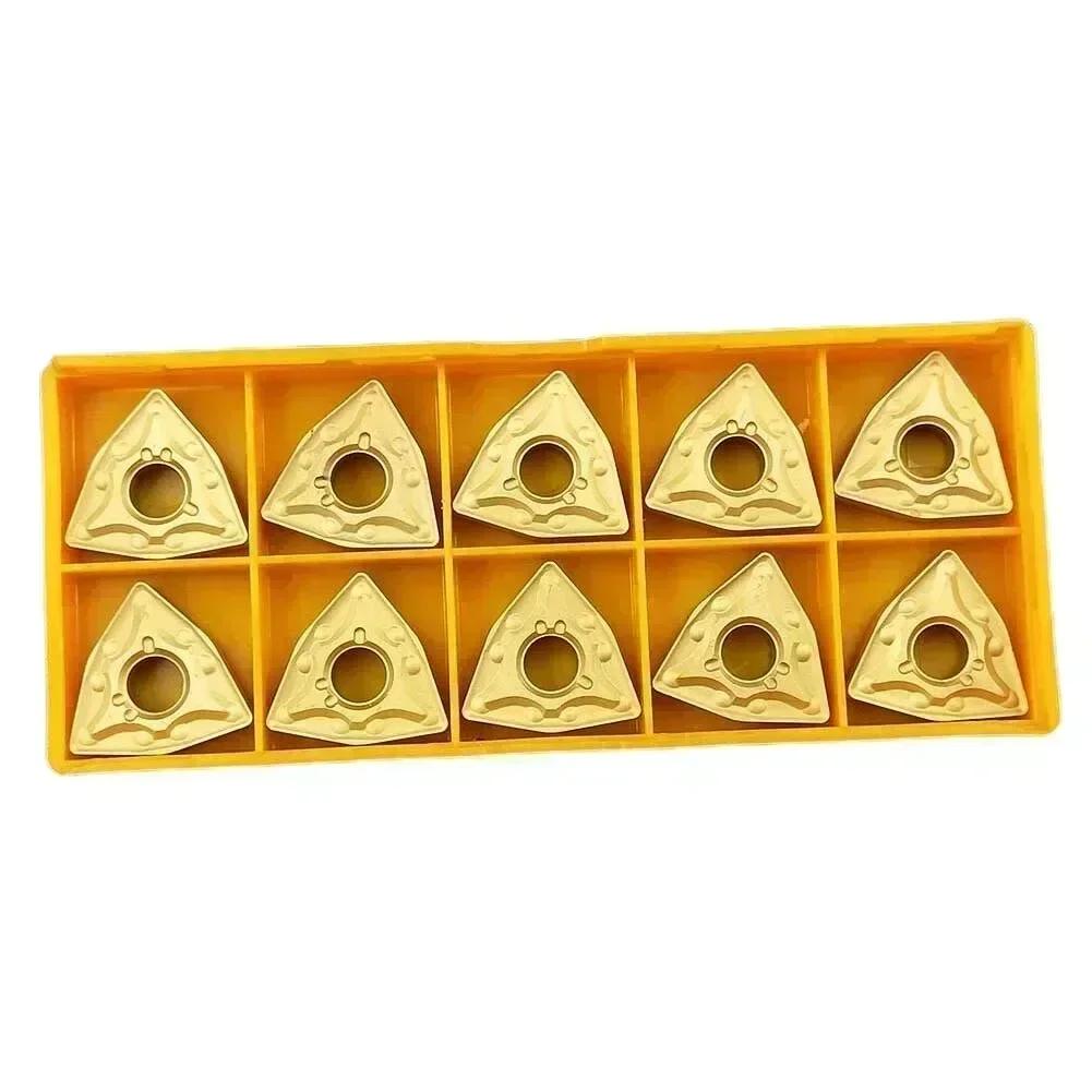 10-Piece Set, WNMG080408-MA, WNMG432 CNC Carbide Inserts, Turning Inserts, WNMG Lathe Tools, Turning Inserts Tool Accessories