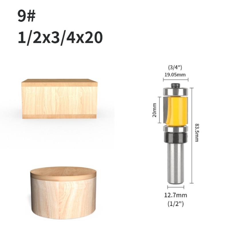 High Performances Engraving Router Bit with Various Profile 1/2inch Shank for Wood Plastic Composite Materials