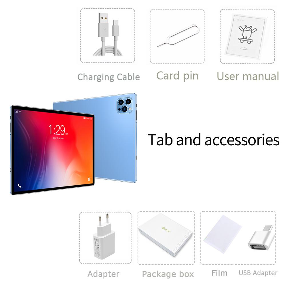 BDF 8,0-palcový HD Tablet PC 4 + 64 GB 3G Call Phablet Standard Version modrá