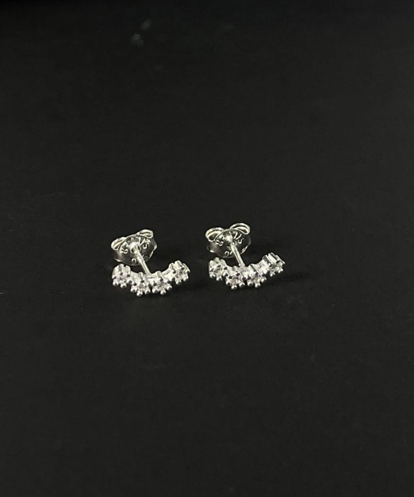 Baradu 925 Natural Curve Stud Earrings