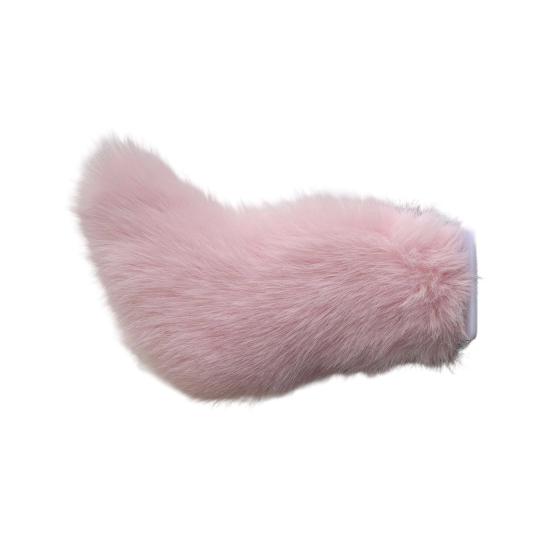 Faux Fur Electric Wagging Tail for Car, Remote Control Moving Tail Decoration, Rechargeable Detachable Auto Accessory for Anime Cosplay