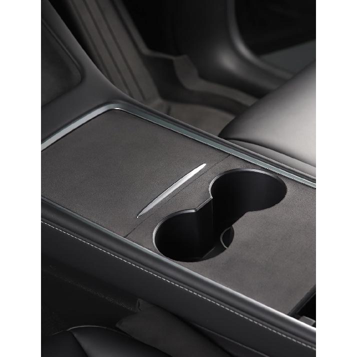 

TPARTS Center Console Wrap Kit for Telsa Model 3 (2021-2023) Model Y (2021-2025) Gen 2.0 Console Pre-Cut and Premium Suede Cover Tesla Interior Suede