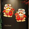 Snake Year Spring Couplet Fu Character Door Banner Blessing Window Sticker  2025 Spring Festival