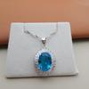 Crystal Jewelry Light Luxury Zircon Necklace Stylish and Fashionable Womens Collarbone Chain