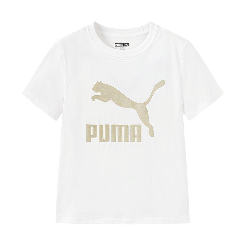 PUMA Sportstyle T Shirt Raw White Kids 353925117201-10101 110